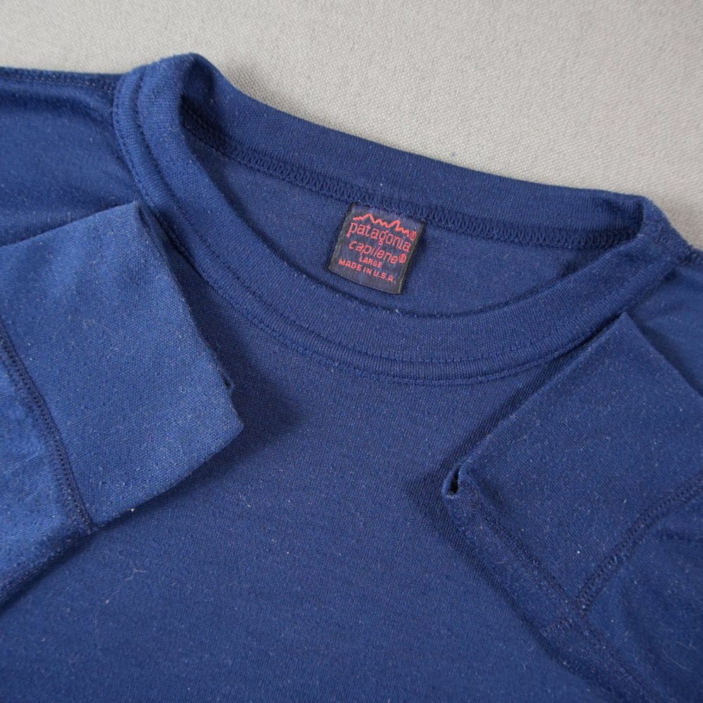 Vintage USA Patagonia Capilene Thermal Base Layer Shirt Mens L Long Sleeve